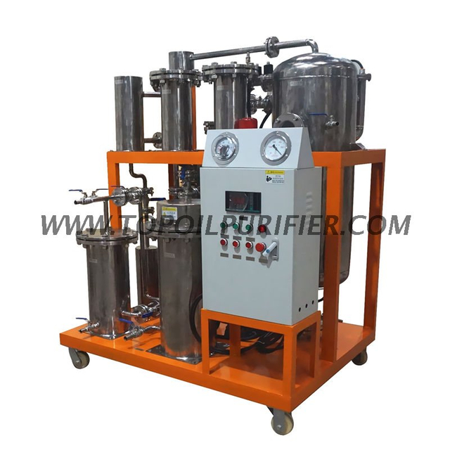 Series COP-S stainless steel cooking oil filtration machine