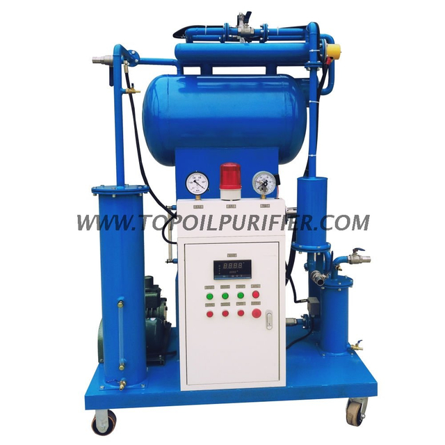 ZY-A PLC control fully automatic vacuum transformer oil purifier