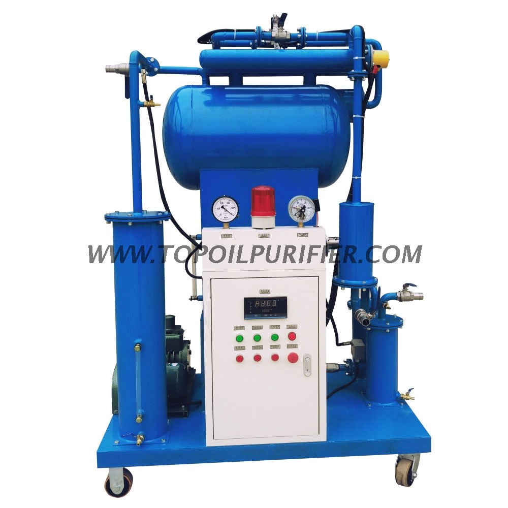 ZY-A PLC control fully automatic vacuum transformer oil purifier