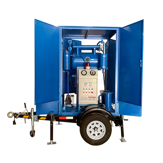 ZY-M Mobile Transformer Oil Purifier Mounted on Trailer