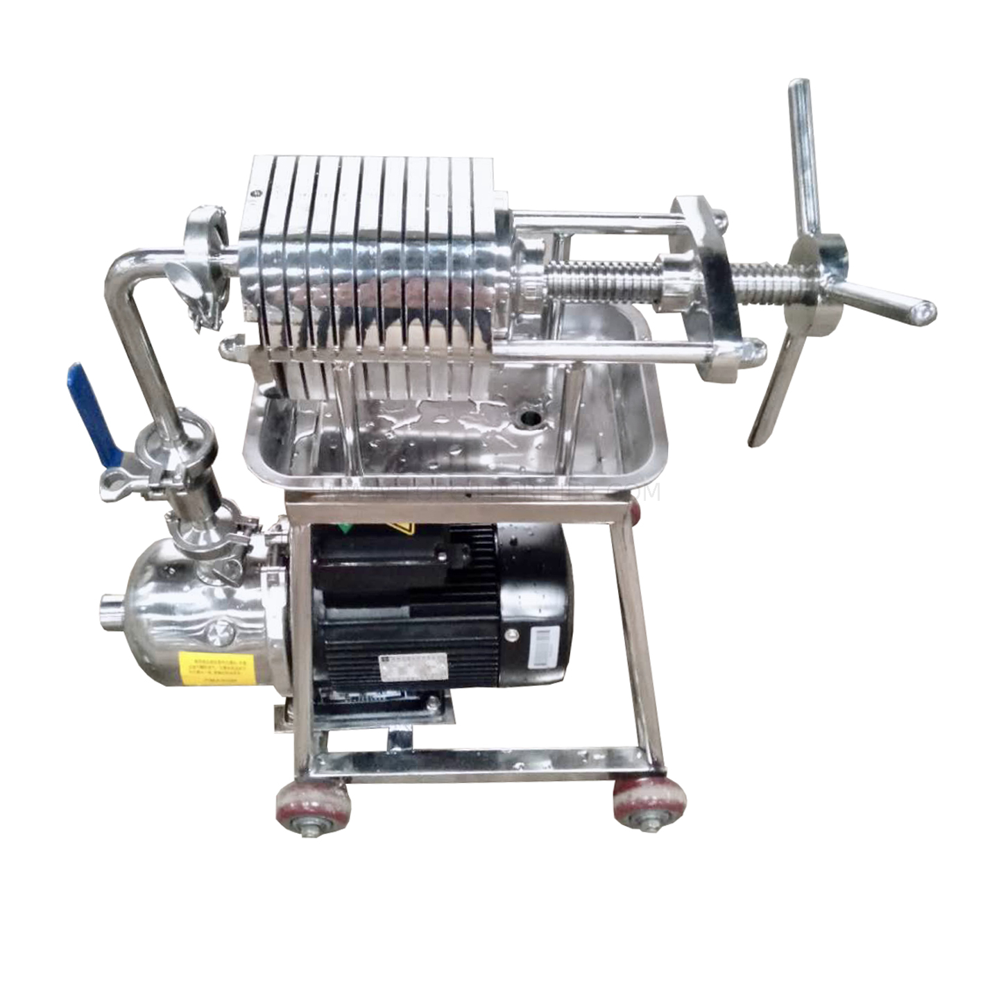 Series BAS Portable Type Stainless Steel Filter Press
