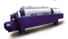 Horizontal spiral unloading settling centrifuge